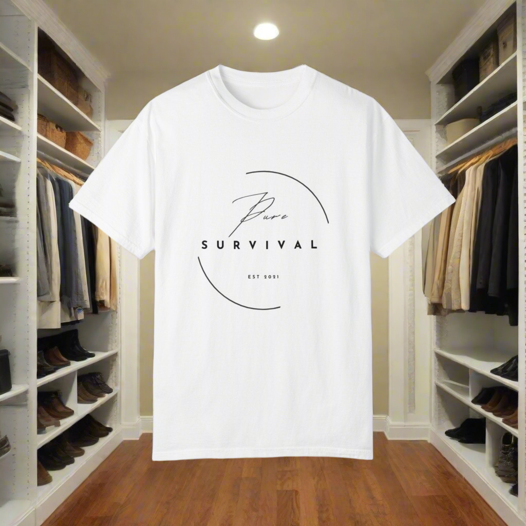 Pure Survival Unisex Garment-Dyed T-shirt 015