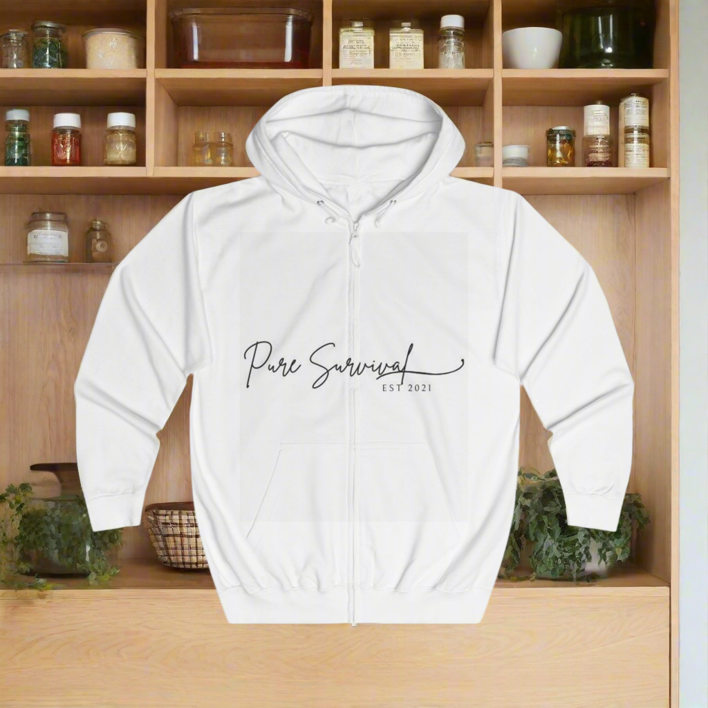 Pure Survival Unisex Full Zip Hoodie 003