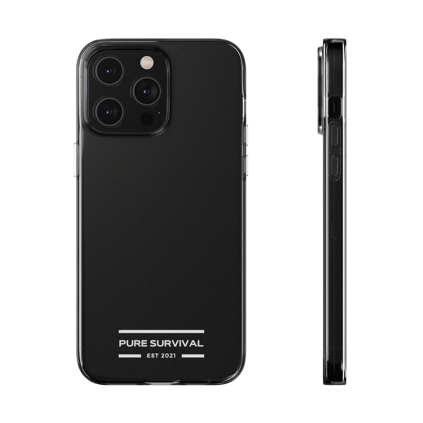 Pure Survival Soft iPhone Cases