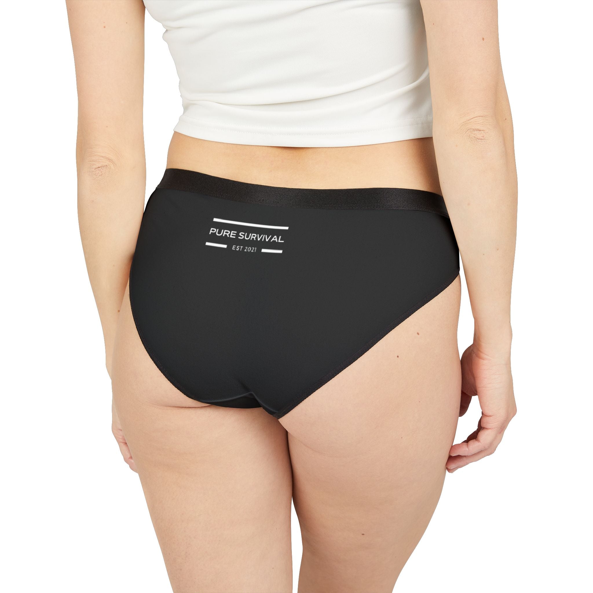 Pure Survival Women's Underwear (AOP) Black