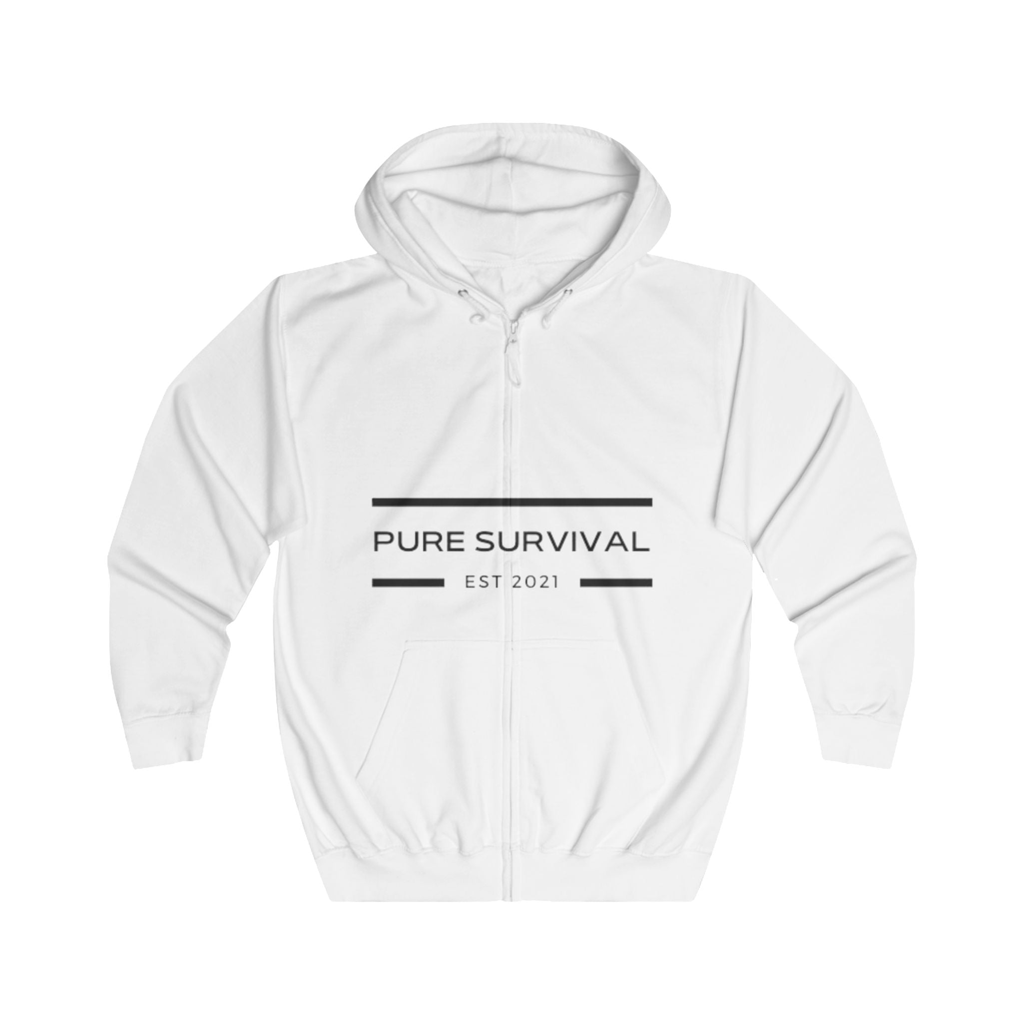 Pure Survival Unisex Full Zip Hoodie 001