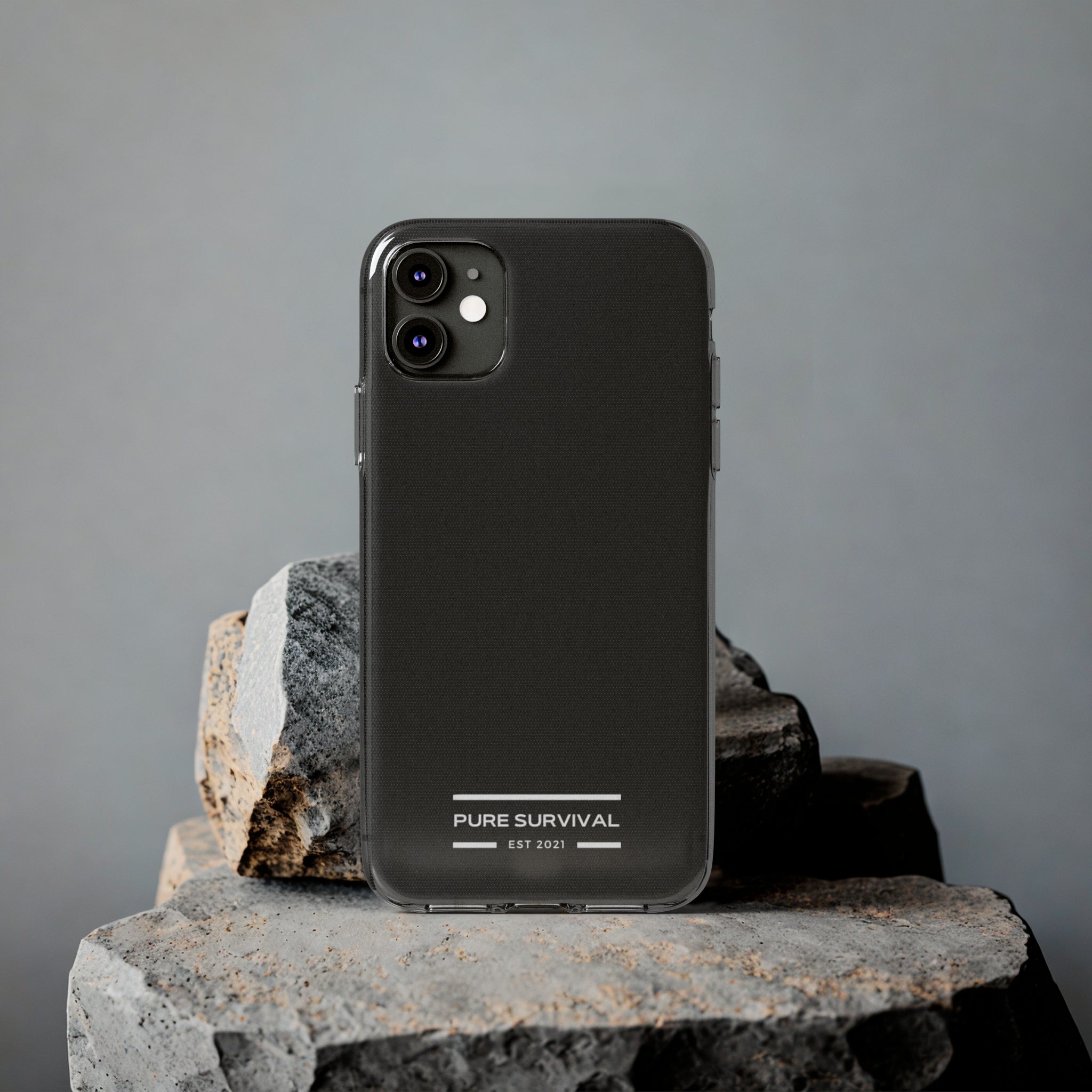 Pure Survival Soft iPhone Cases