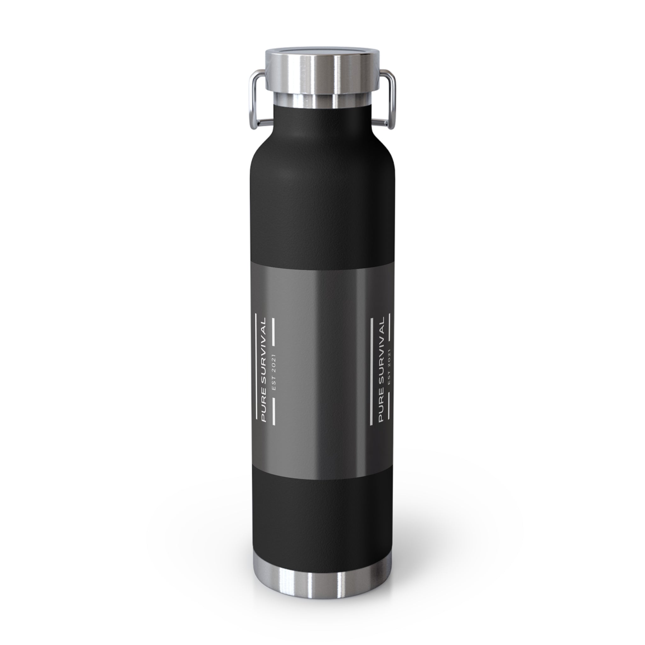 Pure Survival Copper Vacuum Insulated Bottle, 22oz