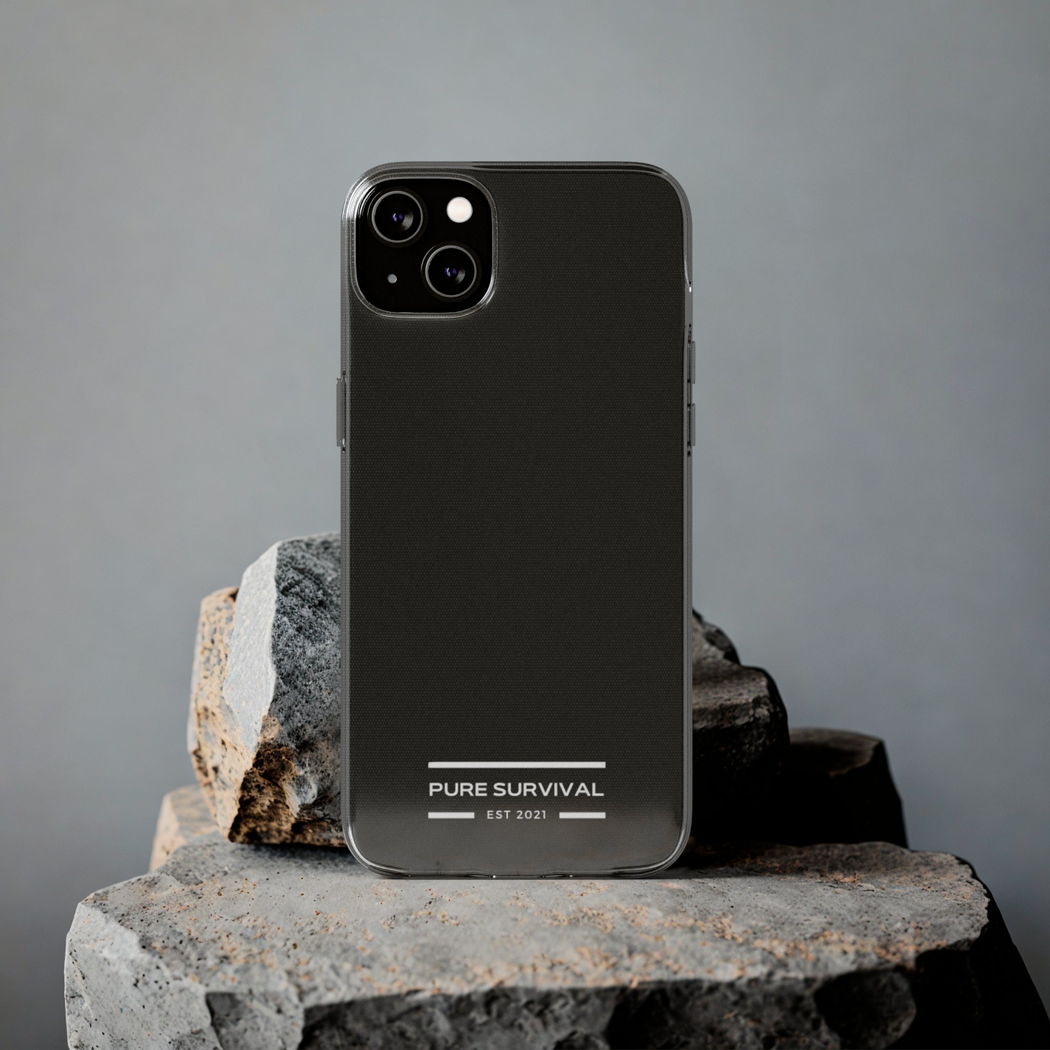 Pure Survival Soft iPhone Cases