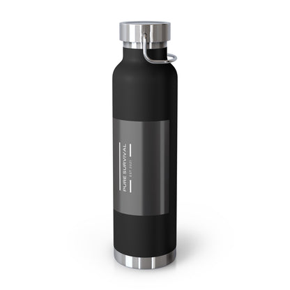 Pure Survival Copper Vacuum Insulated Bottle, 22oz
