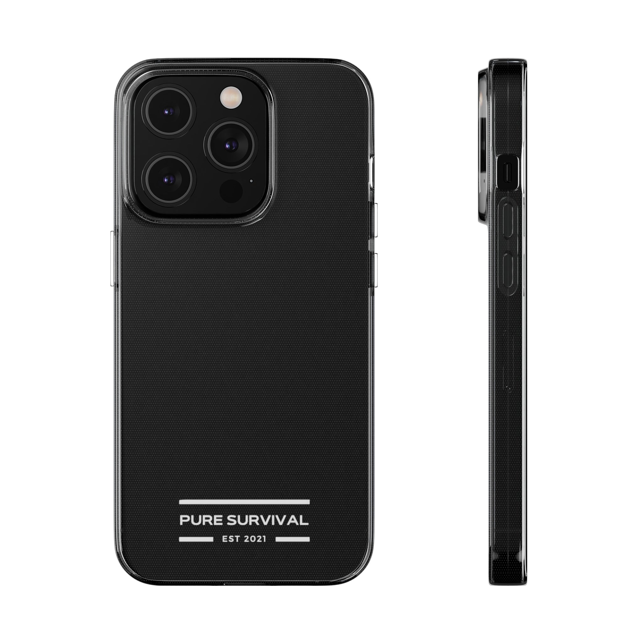 Pure Survival Soft iPhone Cases