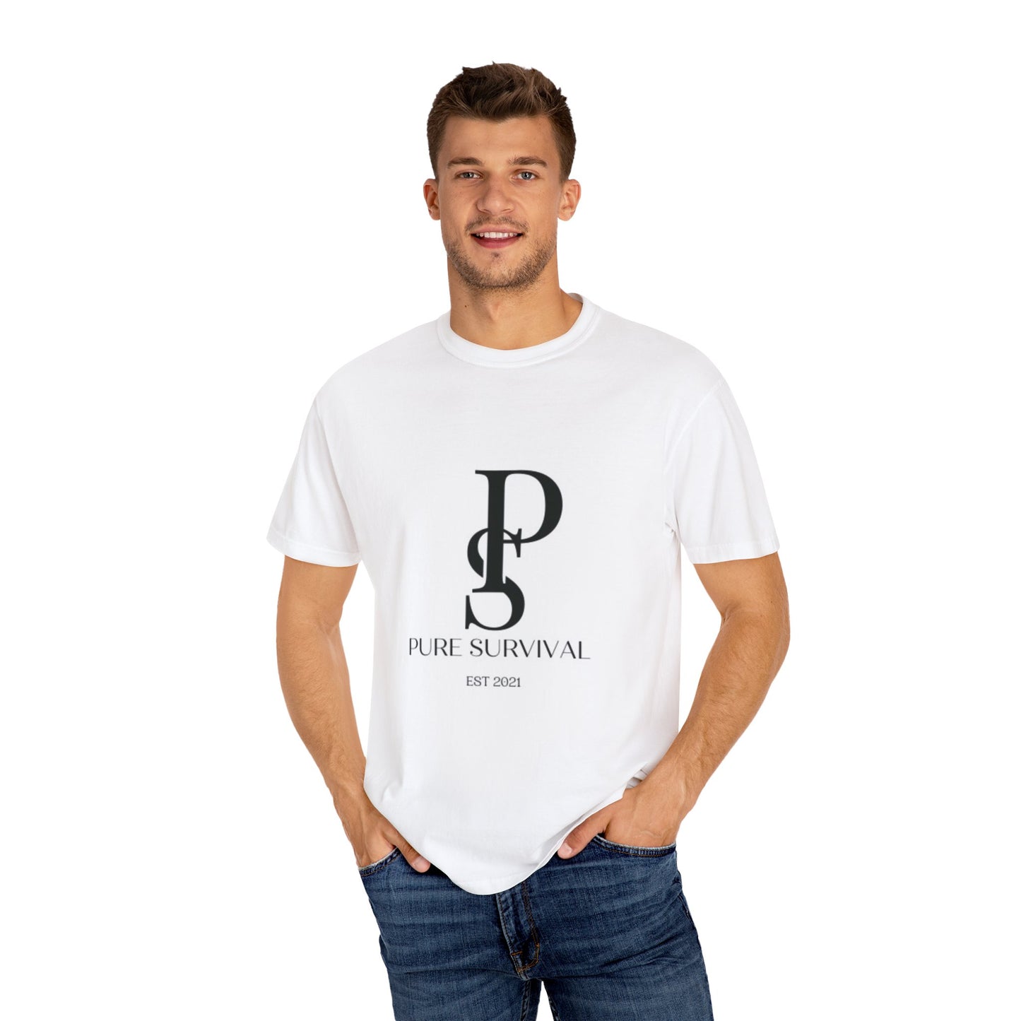 Pure Survival Unisex Garment-Dyed T-shirt 014