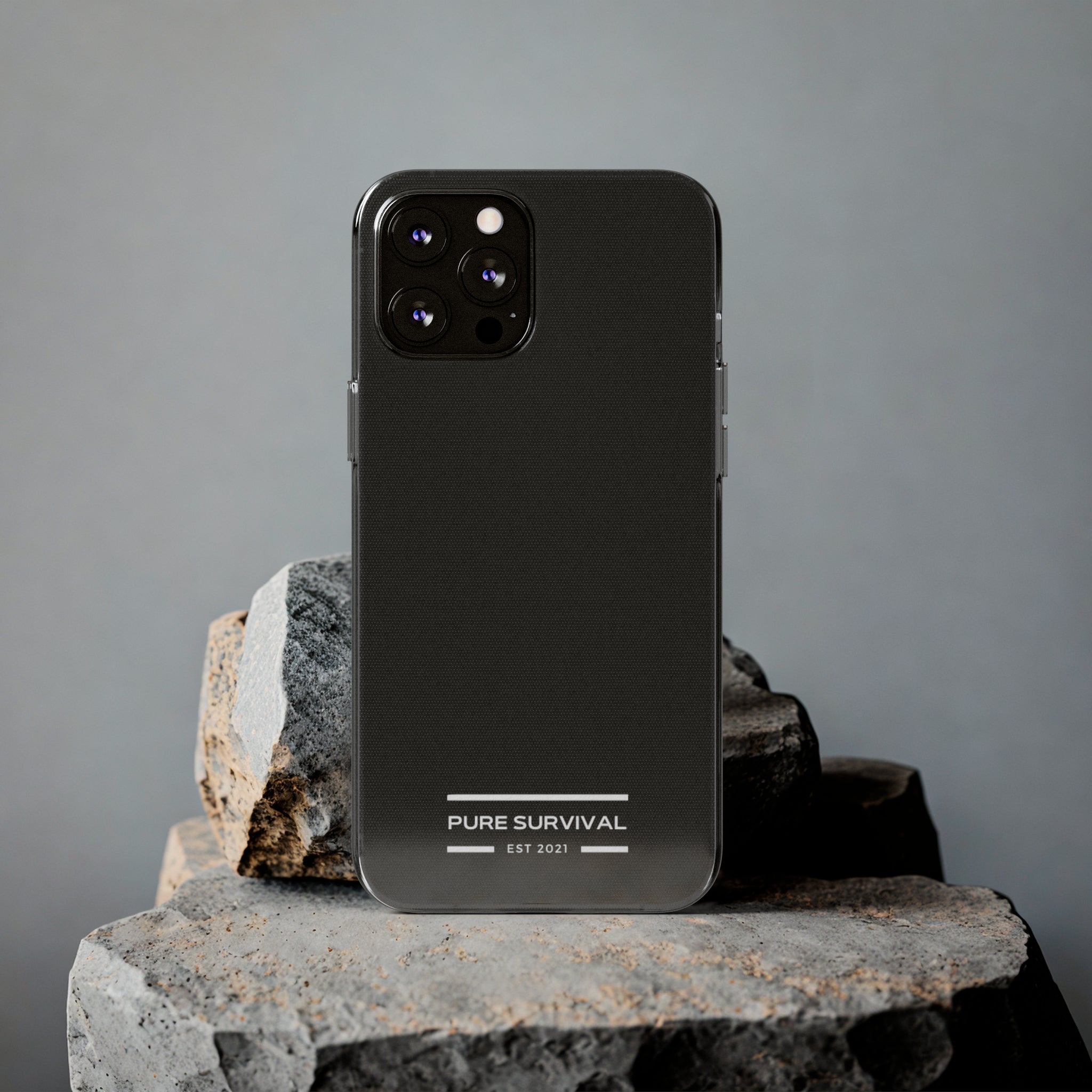 Pure Survival Soft iPhone Cases