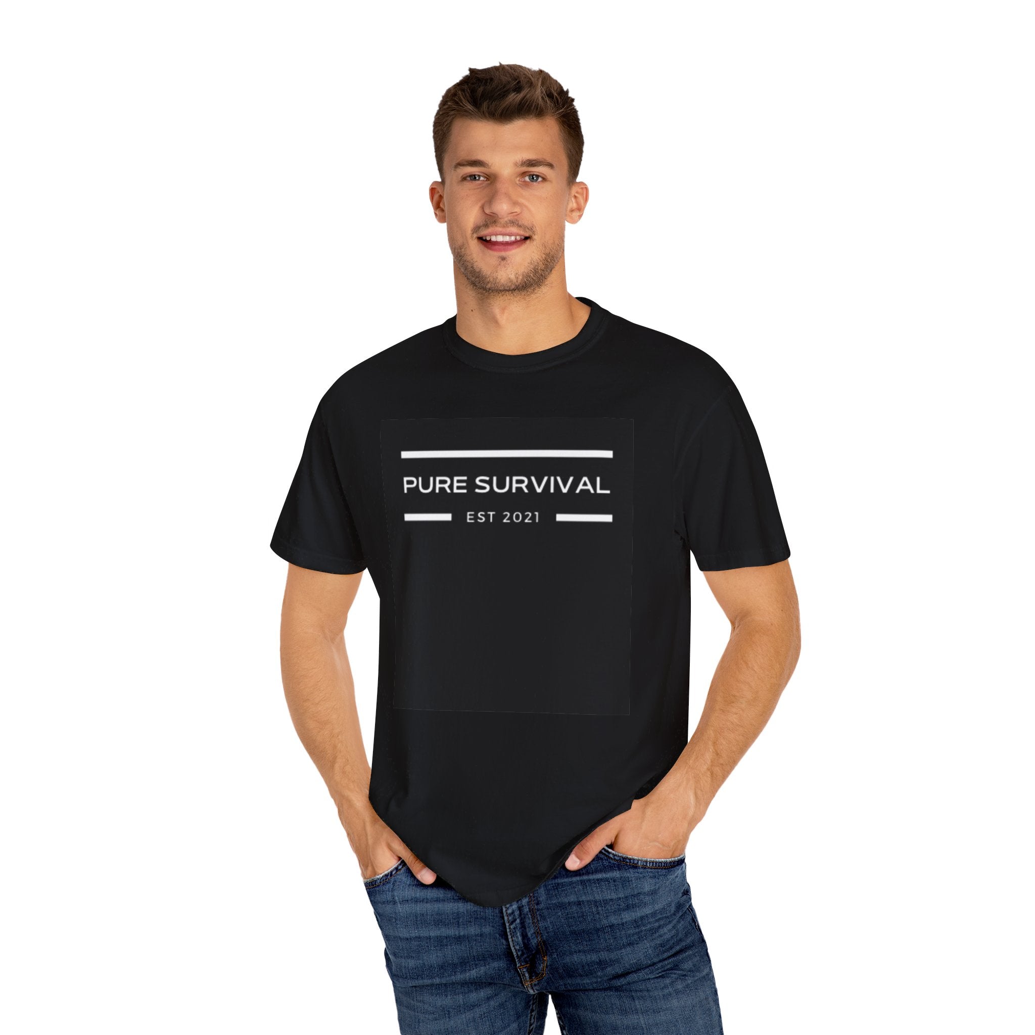 Pure Survival Unisex Garment-Dyed T-shirt 020