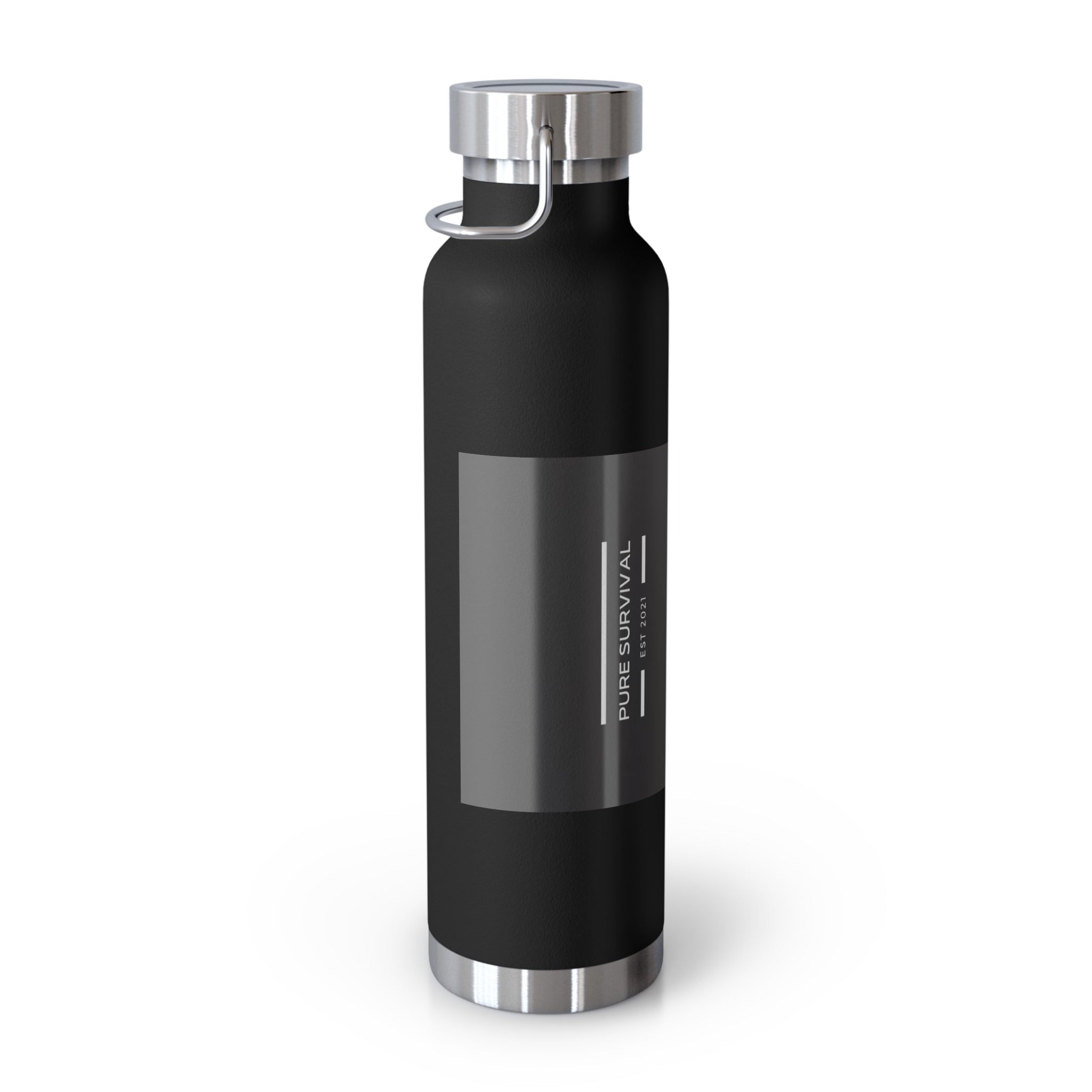 Pure Survival Copper Vacuum Insulated Bottle, 22oz