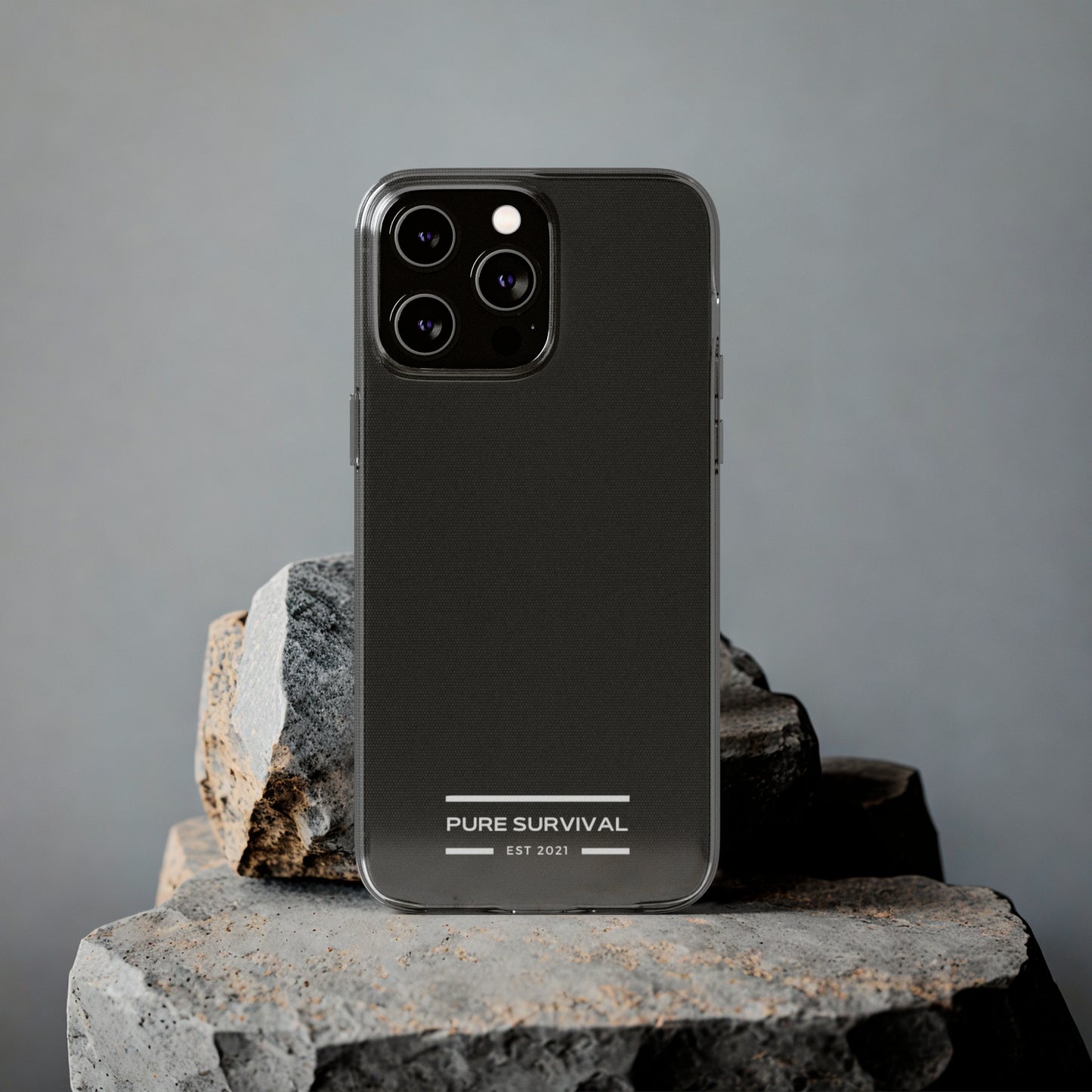 Pure Survival Soft iPhone Cases