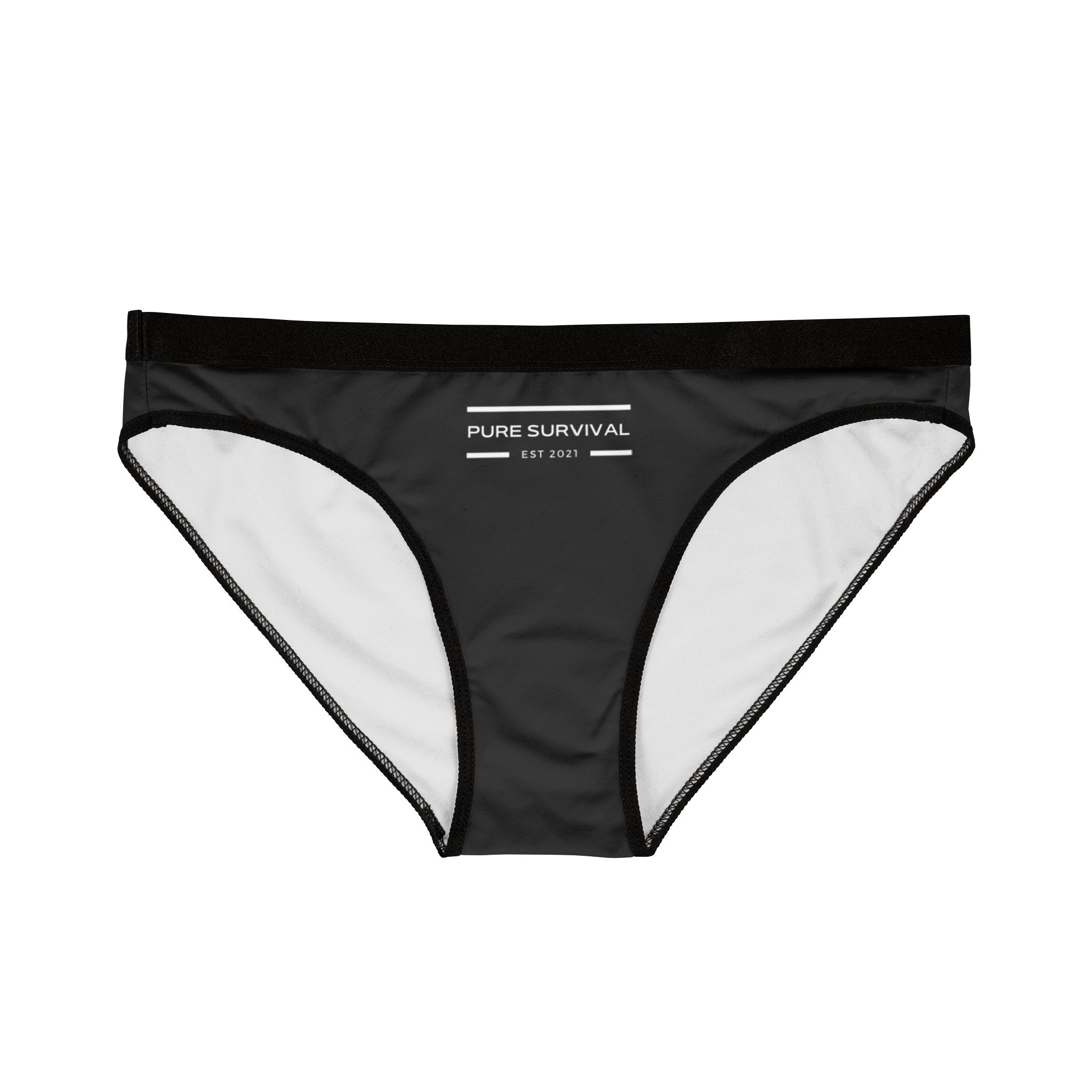 Pure Survival Women's Underwear (AOP) Black