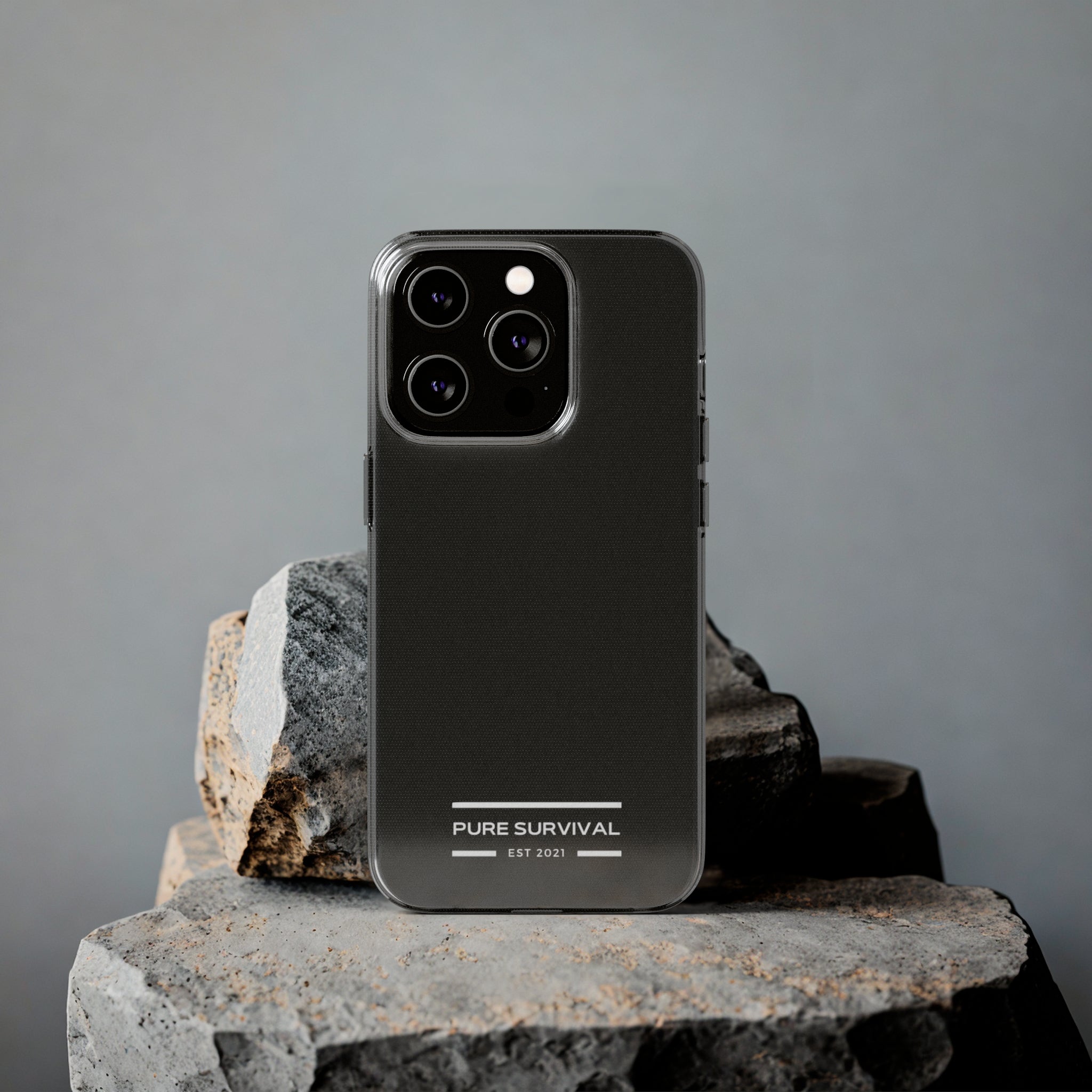 Pure Survival Soft iPhone Cases