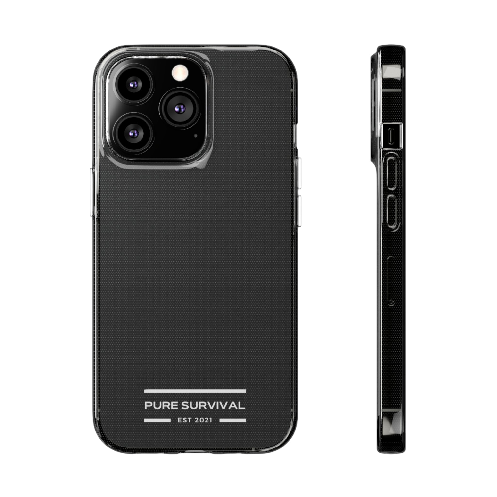 Pure Survival Soft iPhone Cases